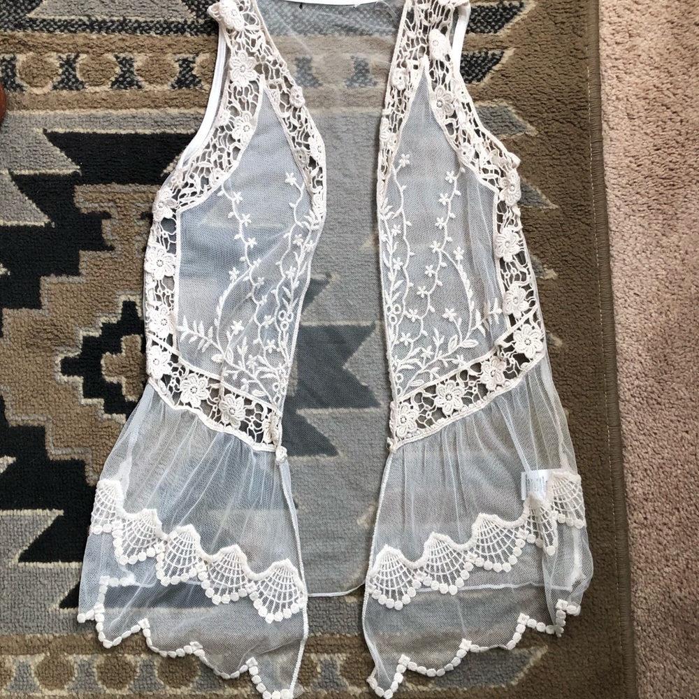 BOHO girls sleeveless duster